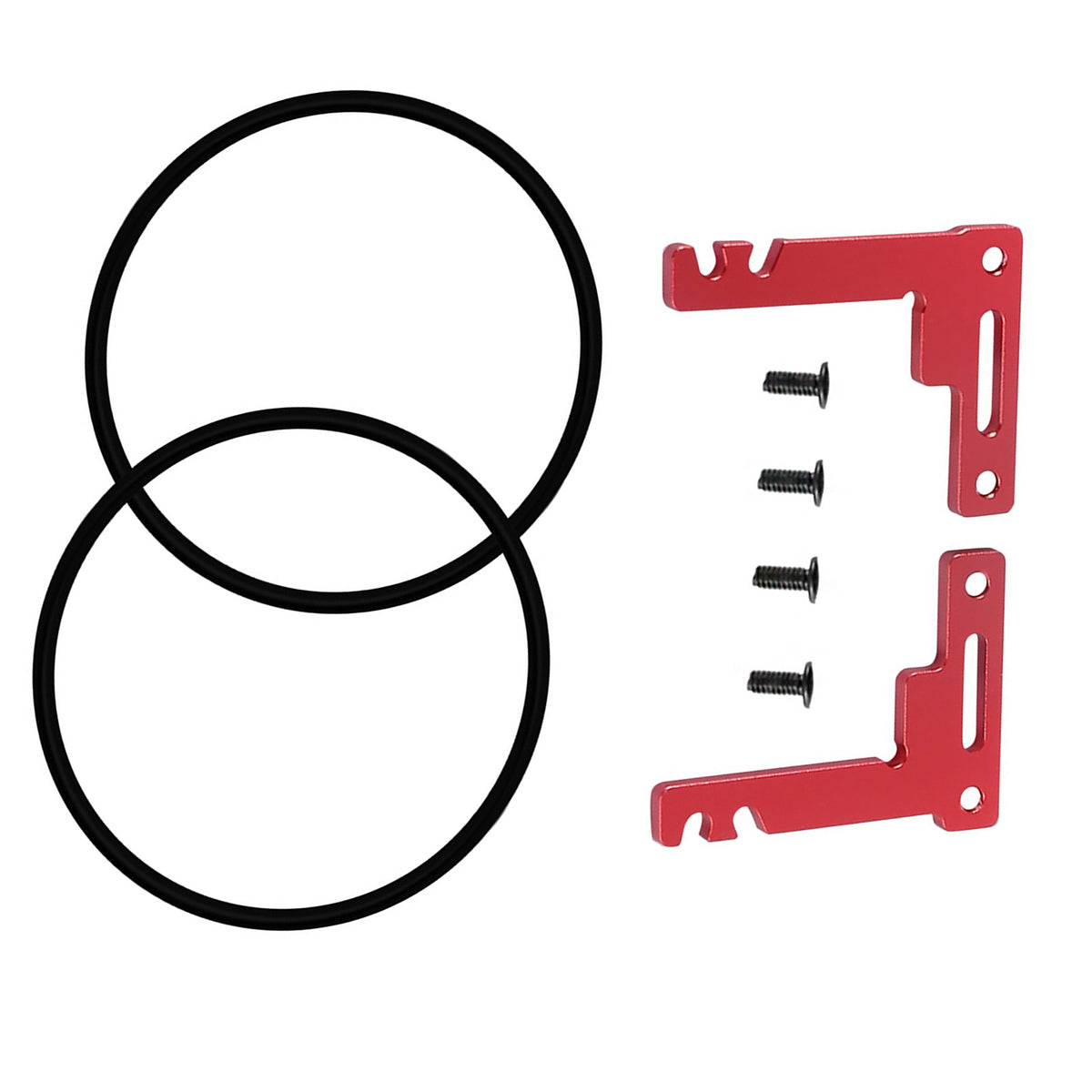 Aluminum Short Battery Holder Bracket Set For Tamiya TT02 Series