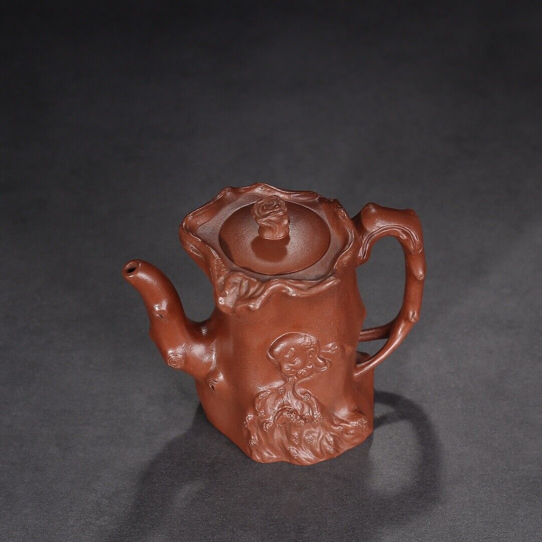 Chinese Yixing Zisha Clay Handmade Exquisite Teapot Dharma