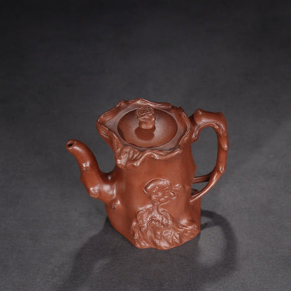 Chinese Yixing Zisha Clay Handmade Exquisite Teapot Dharma