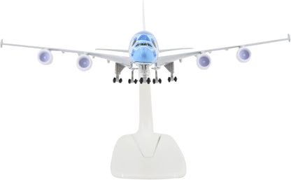 1:400 18cm A380 ANA Sea Turtle Metal Airplane Model Plane Toy Plane Model Blue