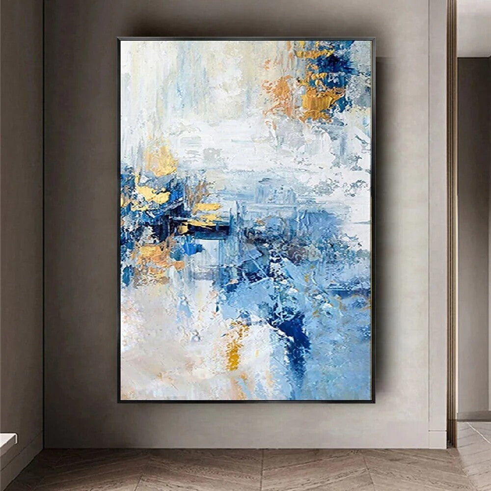 Abstract Ocean Sea Landscape Indoor Hand-Painted Oil Painting Living Room