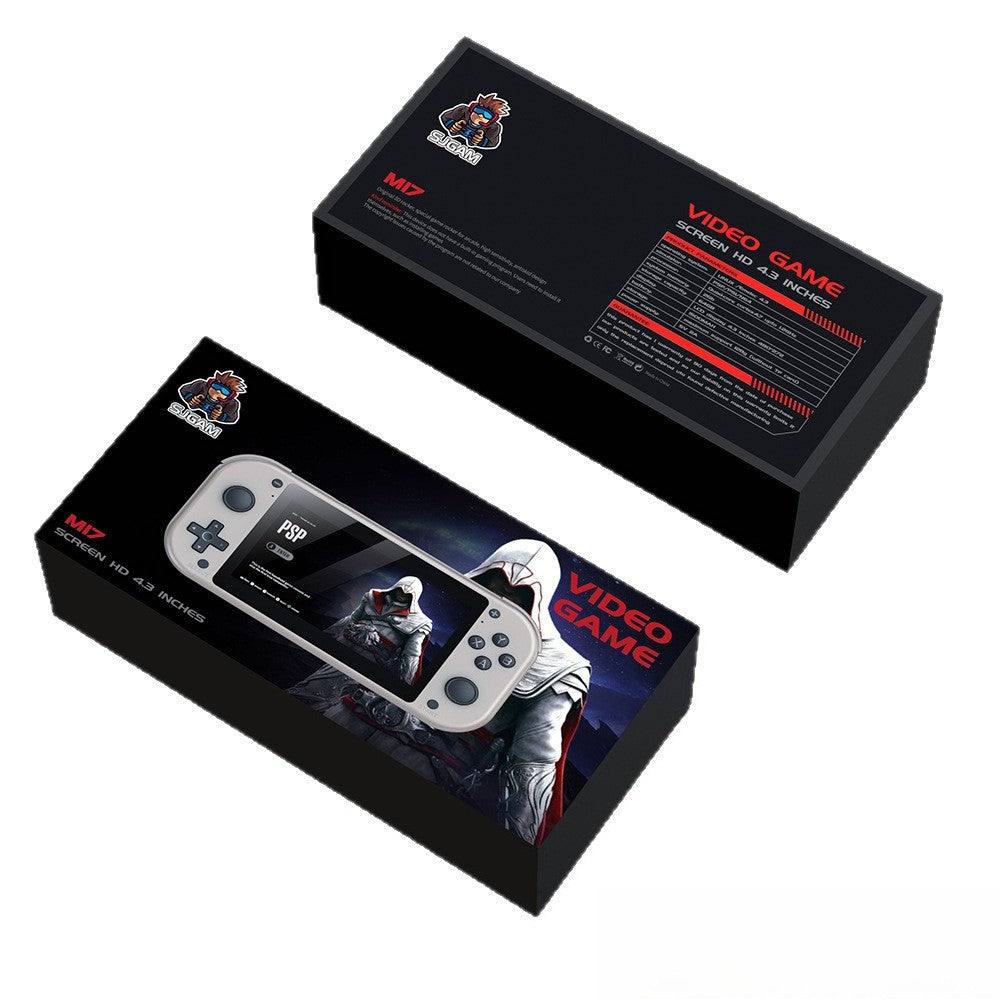 M17 game console horizontal version 4.3-inch screen 128GB with 30000 games-us