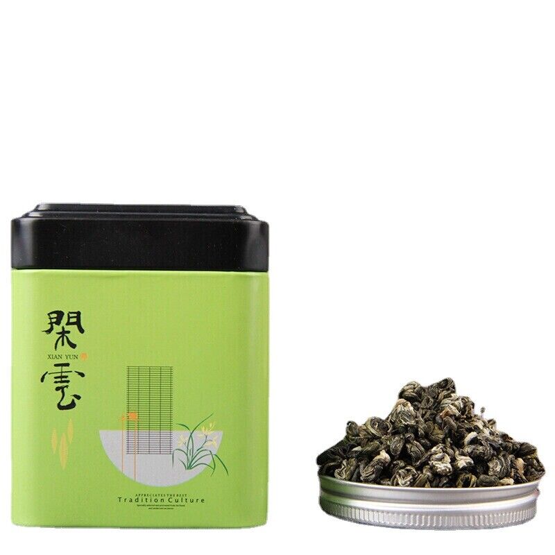 Green Tea Loose Leaf Chinese Weight Loss Iron Box Gift 80g Yunnan Biluochun-