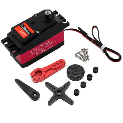 60KG Copper & Aluminum Gear Digital Servo Kits For Axial SCX6 1/6 RC Car E