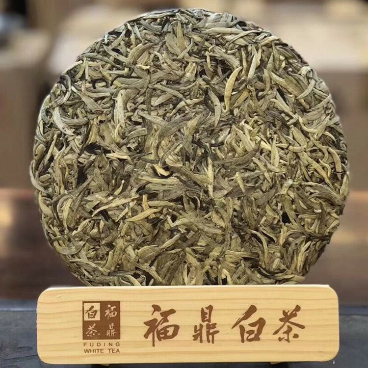 Fuding White Tea 2016 Silver Needle White Tea Cake Baihao Yin Zhen 300g -
