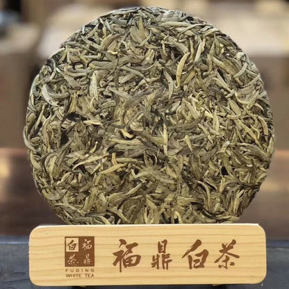 Fuding White Tea 2016 Silver Needle White Tea Cake Baihao Yin Zhen 300g -