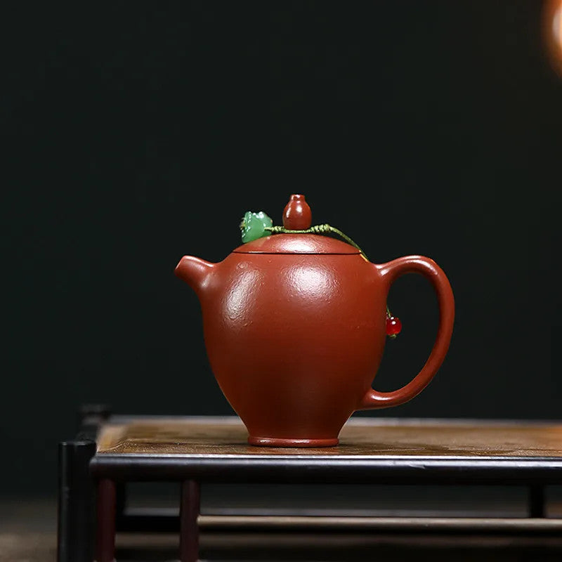 110ml Chinese Yixing Tea Infuser Kettle Handmade Zisha Tea Set