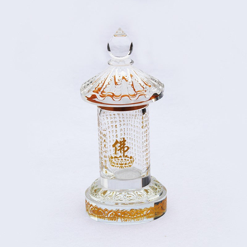 New Stupa Bodhi Large Sealed Crystal Stupa Buddhist Reliquary Pagoda Home Decor