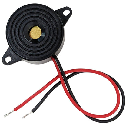 2-30V DC 80db Piezo Indicator with Wire Leads (0.9" Diameter, 0.5" Height)