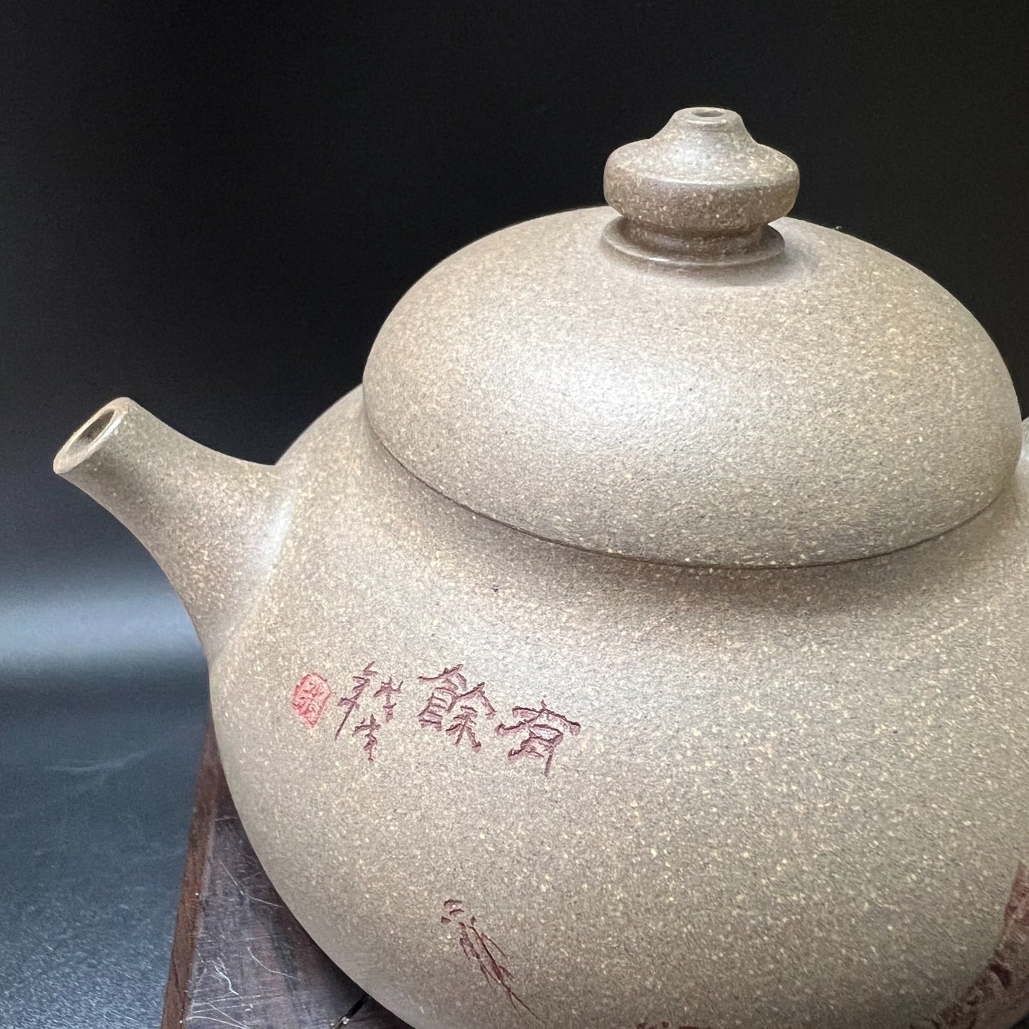 170cc chinese Yixing Handmade Zisha teapot Duan clay YouYu Hu Gongfu Tea Pot