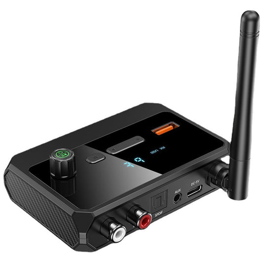 BBluetooth Audio Music Wireless Receiver 3.5mm AUX Home Car Handsfree Adapter