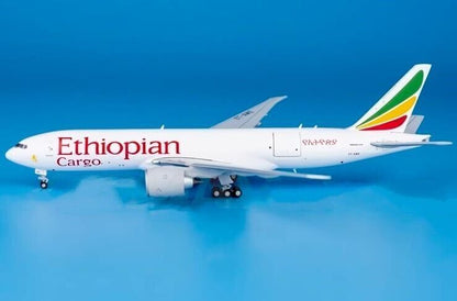 1:400 JC Wings Ethiopian Cargo BOEING 777-200F Airplane Diecast Aircraft Model