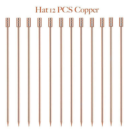 Cocktail Picks Fruit Sticks Bar Tool Drink Stirring Martini Accessory 11cm Metal
