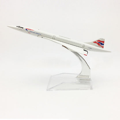 1/400 15cm Aircraft British Concorde Alloy Plane Model Airplane Ornaments Craft