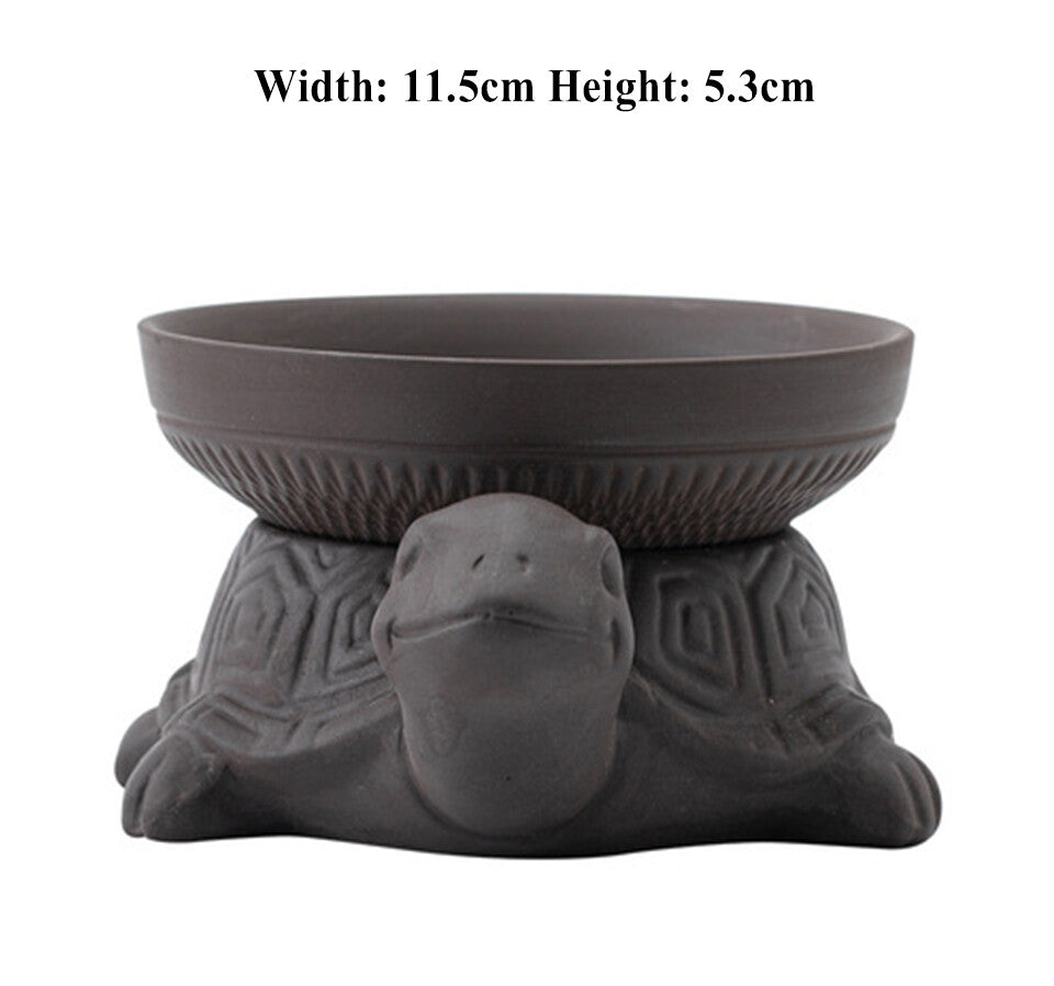4.5" Hundred-hole Purple Sand Tea Drain Tea Strainers Kung Fu Tea Set Tea Filter