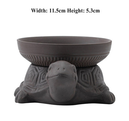 4.5" Hundred-hole Purple Sand Tea Drain Tea Strainers Kung Fu Tea Set Tea Filter