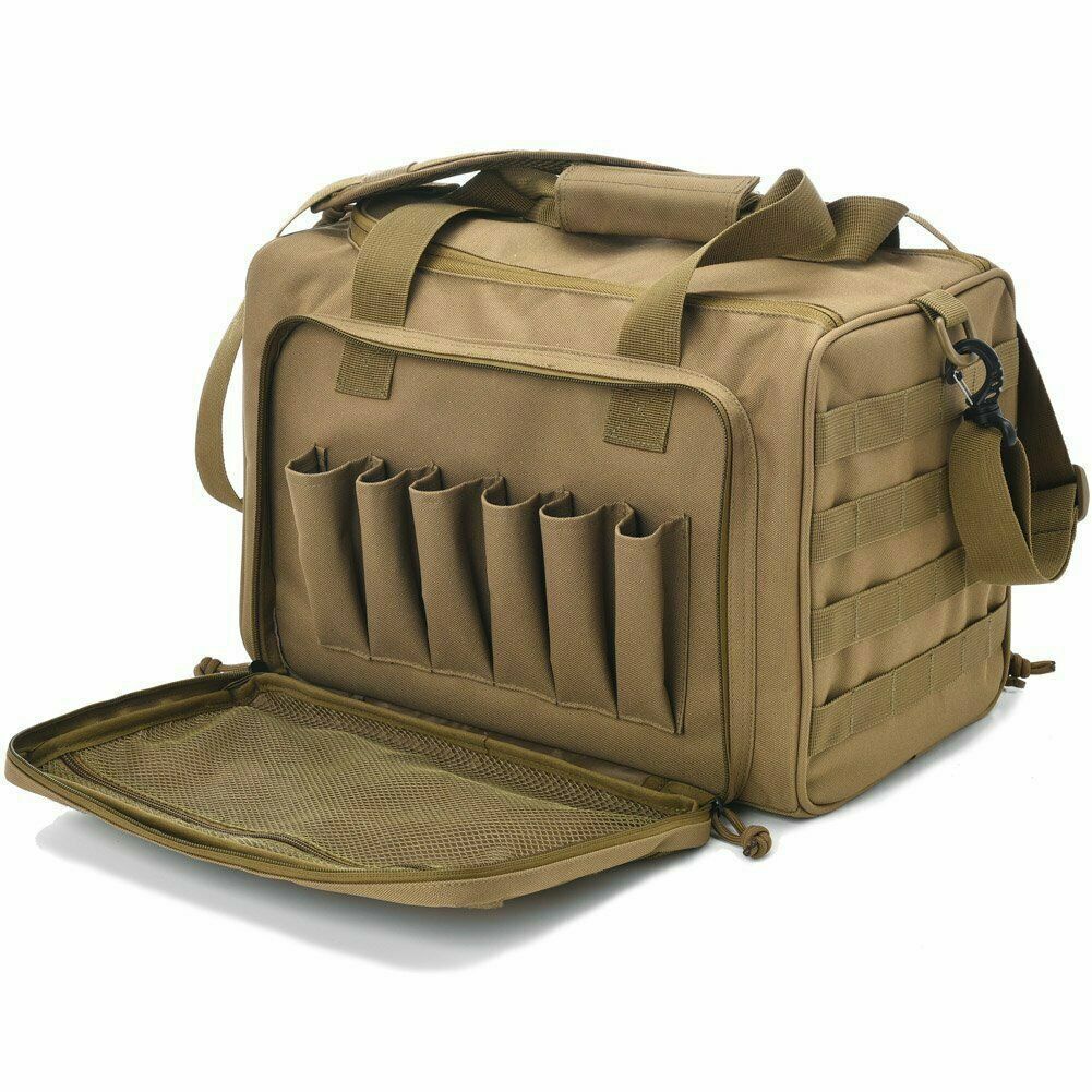 Tactical Range Bag Shooting New Case Pack Khaki Hunting Sling Bag Camping