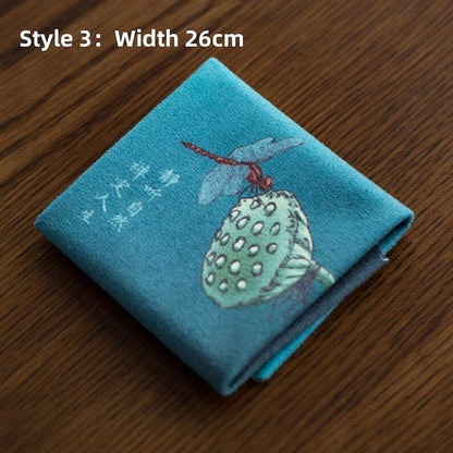 Printed Flannel Tea Towel|Tea Mat|Tea Accessories