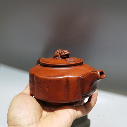 chinese yixing purple clay teapot tea set pot zisha ceramic cute decor figurine