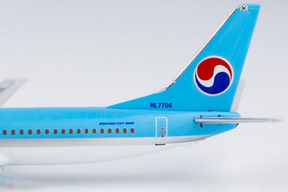 1:400 NG Model KOREAN AIR BOEING 737-900 Passenger Plane Diecast Aircraft Model