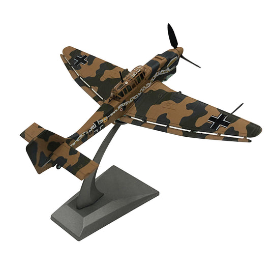 1/72 WWII German Air Force Stuka Ju-87 Bomber Model Military Fighter Ornaments B
