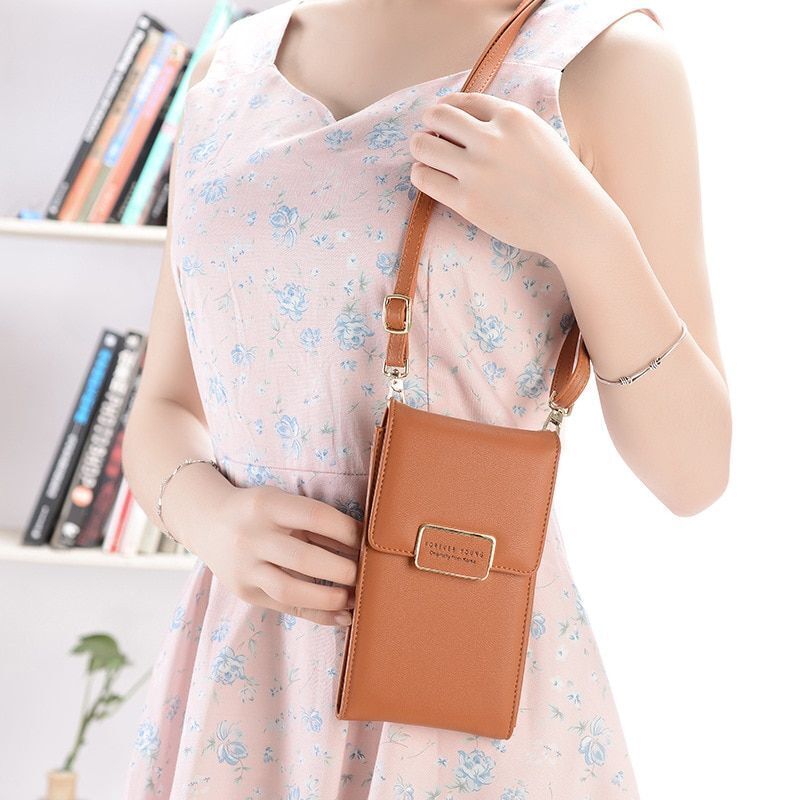 Mini Crossbody Shoulder Bag Flap Phone Pocket Purse Clutch Leather Hasp Handbag