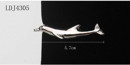 Men Tie Clips Classic Fashion Copper Enamel Creative Business Collar Ties Clasps