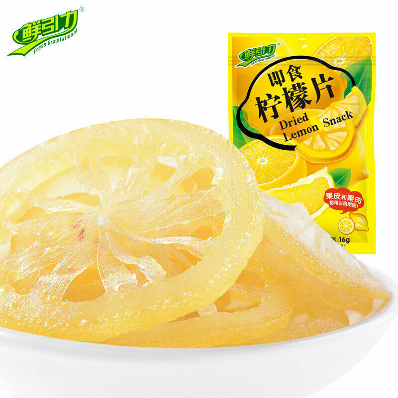 Dried Lemon Slices Sweet And Sour Vitamin C Rich Asian Snack 10 Bags