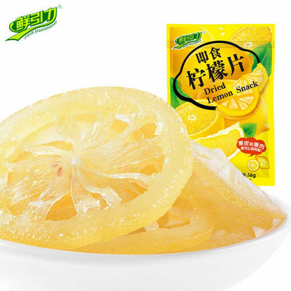 Dried Lemon Slices Sweet And Sour Vitamin C Rich Asian Snack 10 Bags