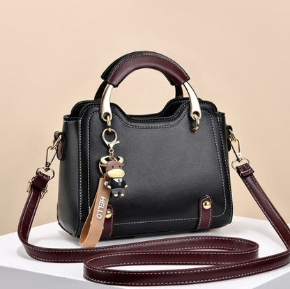 Faux Leather Handbags Shoulder Messenger Satchel Crossbody Tote Bags Purse