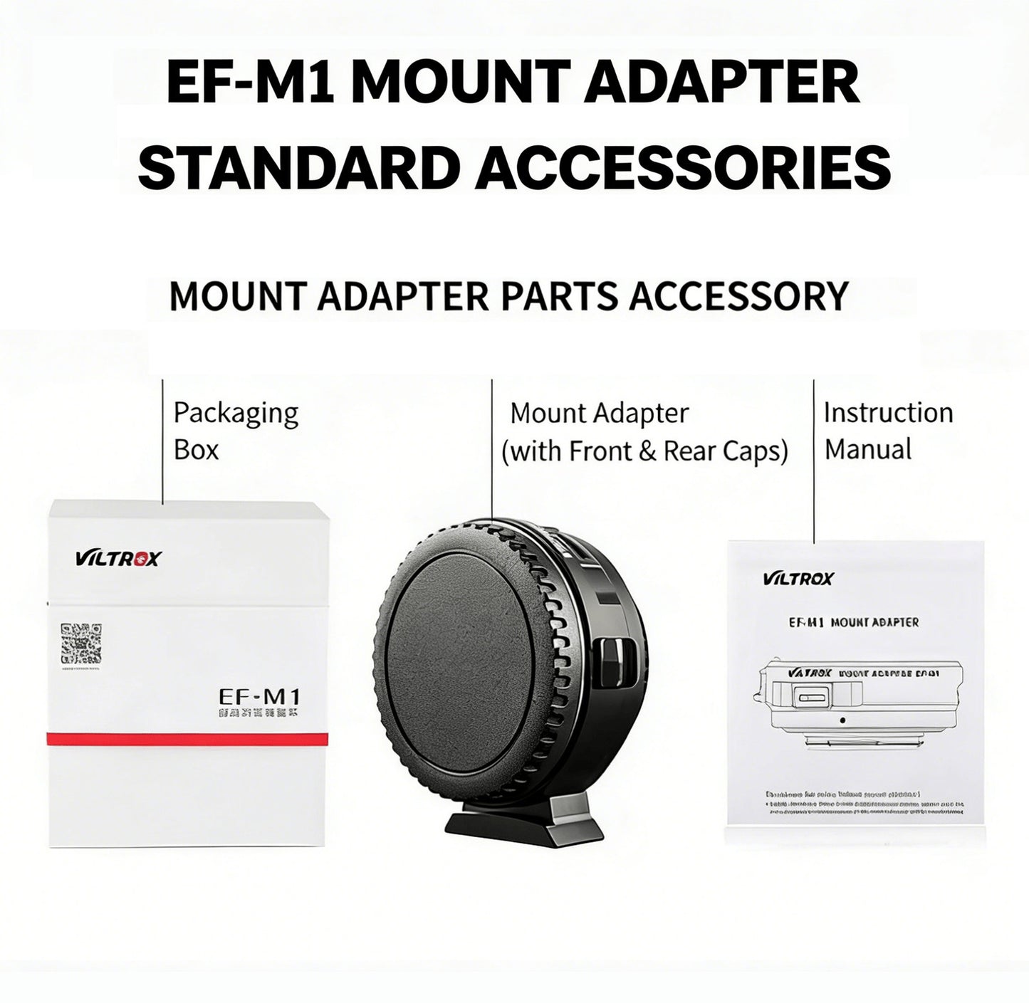 Viltrox EF-M1 Adapter – Canon EF/EF-S to M4/3 with AF, EXIF, Firmware Upgrade