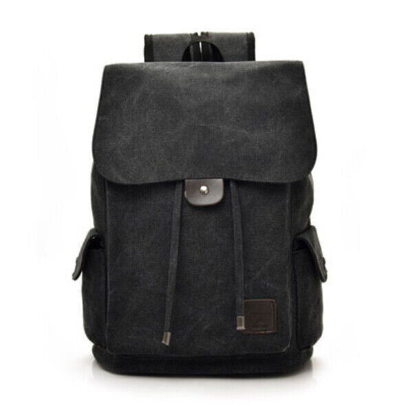 Canvas Men Backpack Shoulder School Rucksack Bag Boys Travel Camping Bags
