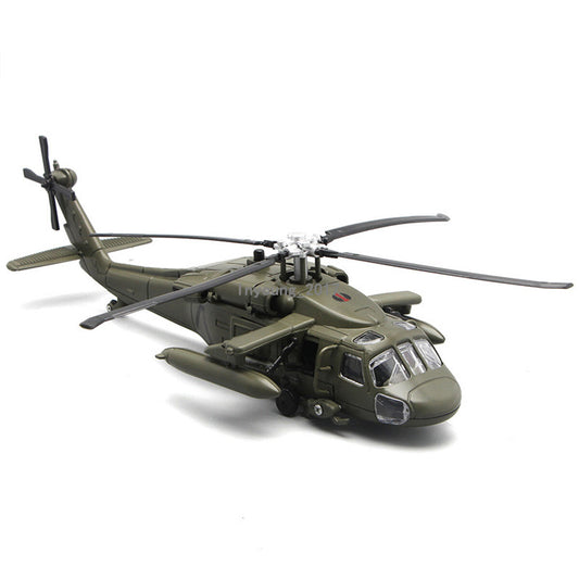 UH-60 Black Hawk Utility Helicopter Model Aircraft Metal Diecast Airplane Toy