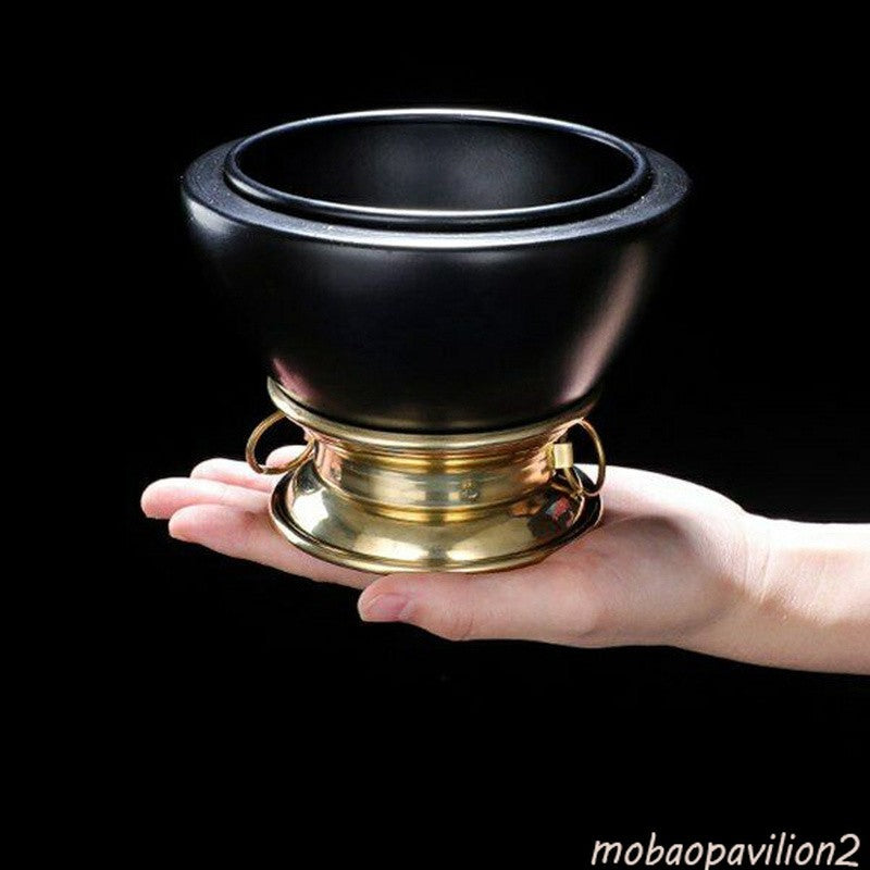 5.1in New Buddhist Supplies Monk Alms Offering Begging Stand Bowl Alms Bowl