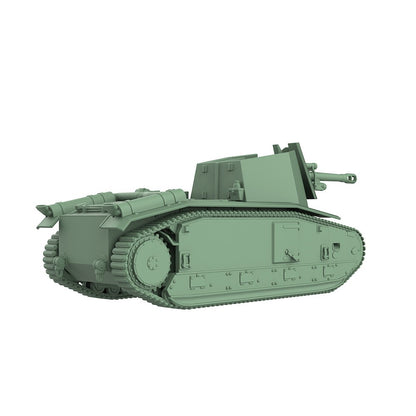 SSMODEL SS200664 1/200 Military Model Kit France 105 leFH18B2 Self-Propelled Gun