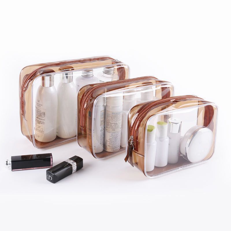 Waterproof Transparent Cosmetic Bag Storage Travel Storage Bag Cosmetic Handbag