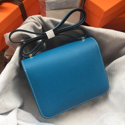 Genuine Leather Bag Women's Top Shoulder Bag Crossbody Square Bag