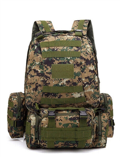 4 in 1 Backpack 55L Tactical Backpack Bag Army Rucksack Outdoor Sport Travel