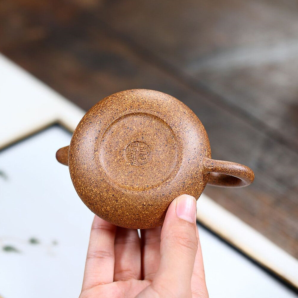 Chinese Tea Pot Real Yixing Zisha Teapot Duan Clay Pan Pot Marked Handmade Pots