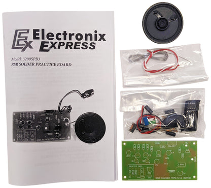 Solder Practice Kit with LEDs and Speaker (Beginner Skill Level)