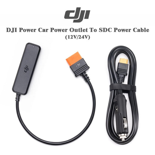 DJI Power Car Power Outlet to SDC Power Cable (12V/24V) For Power 2000/1000/500
