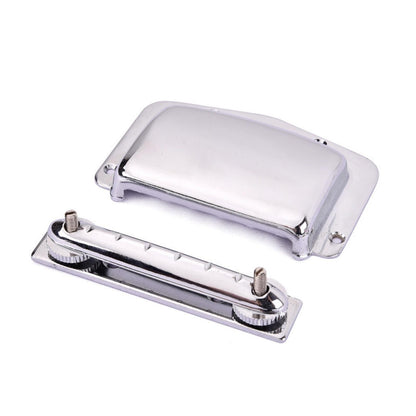 Fixed Bridge+Tailpiece Cover Protector Set For Teisco Vintage Electric Guitar
