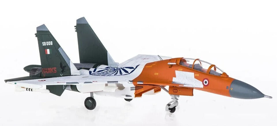 1:200 Hogan IAF Sukhoi Su-30MK-I HAWKS Military Airplane Diecast Aircraft Model