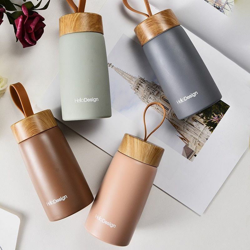 Mini Thermos Bottle Vacuum Flask Insulated Coffee Stainless Steel Travel Mug Cup