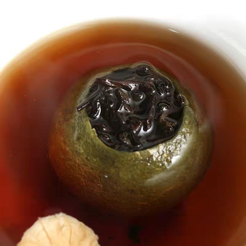500g Yunnan Jinya Pu'er Tea 2020 Small Green Mandarin Orange Pu Erh Ripe Tea