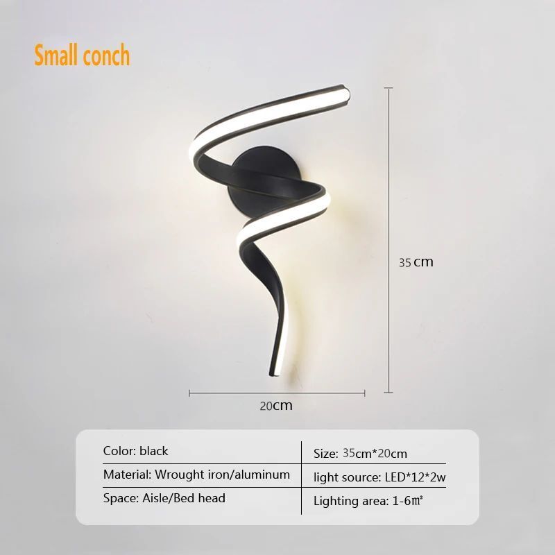 LED Wall Lamp Modern Minimalist Home Indoor Living Room Sconce Light Decorations