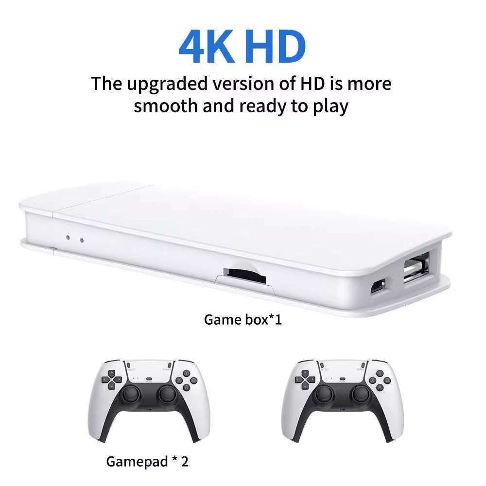 Video Game Console Retro 40000+ Games TV Stick 128G 4K HDMI 2Wireless Controller