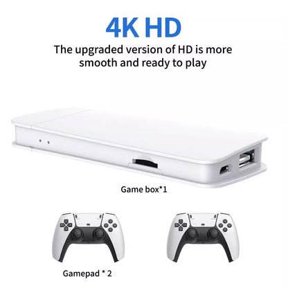 Video Game Console Retro 40000+ Games TV Stick 128G 4K HDMI 2Wireless Controller