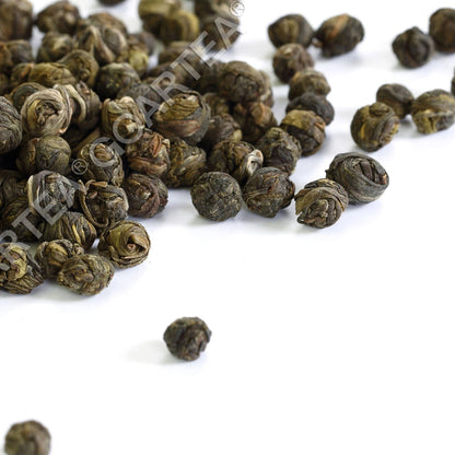500g Premium Jasmine Dragon Pearl Loose Leaf Chinese Green Tea Hand Roll