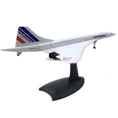 1:200 Scale 1976 Concorde Air France Aircraft Airplane Metal Diecast Plane Model